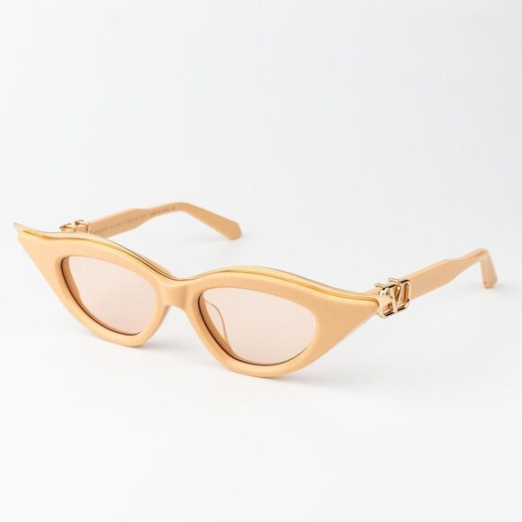 Valentino Women Sunglasses Beige Gold Nude Cat Eye V - GOLDCUT - II VLS-114C-49 main image 9